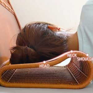 Breathable Mesh and Wooden Bead Backrest